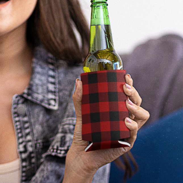 Buffalo Kariert Trendy Rustic Lumberjack Dosenkühler (Von Creator hochgeladen)