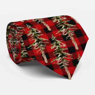 Buffalo Kariert Woodland Lumberjack Arborist Krawatte
