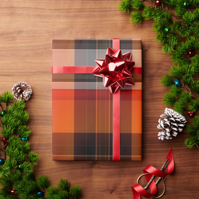 Buffalo Kariert Wrapping Paper Geschenkpapier (Feiertagsgeschenk)