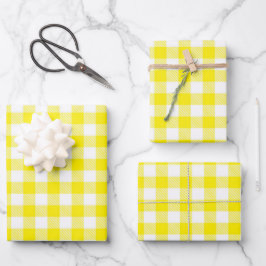 Buffalo Kariert Wrapping Paper Sheets Geschenkpapier Set