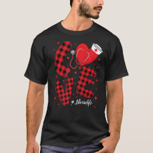 Buffalo Karierte Liebe Krankenversicherung Leben K T-Shirt