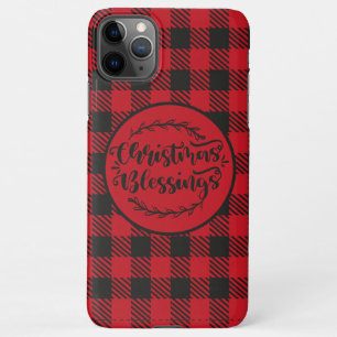 BUFFALO KARIERTE, ROTE UND SCHWARZE CHRISTMAS GREE iPhone 11Pro MAX HÜLLE