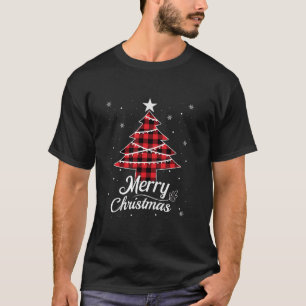 Buffalo Kariertes Weihnachtsbaum T-Shirt für Mama