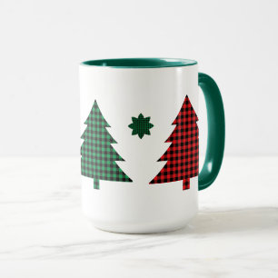 Buffalo-Karo-Bäume Tasse