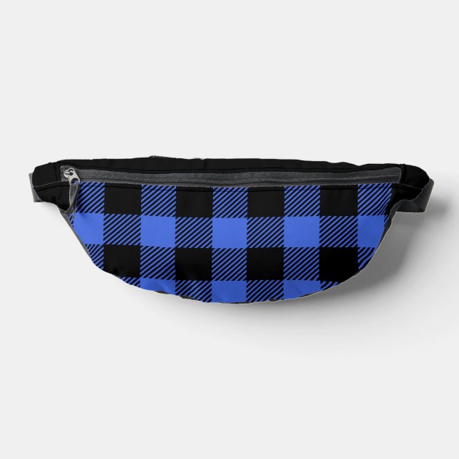 Buffalo Karo Blue und Black Lumberjack Kariert Bauchtasche (Ablage )