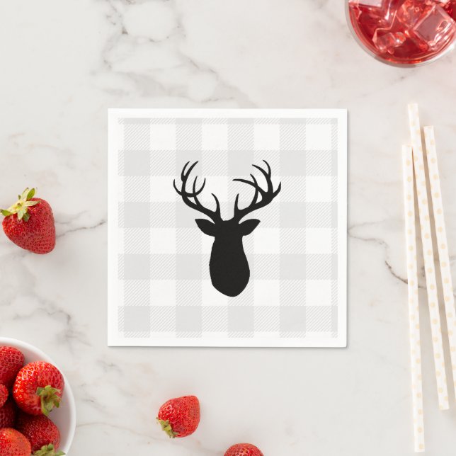Buffalo Karo Deer Wilderness Kabine Serviette (Beispiel)