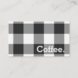 Buffalo Karo Einfache Kaffeekarte Treuekarte