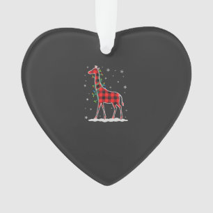 Buffalo Karo Familie passend Giraffe Weihnachten P Ornament