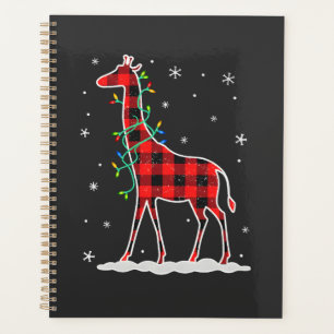 Buffalo Karo Familie passende Giraffe Weihnachten Planer