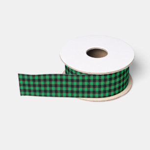 Buffalo-Karo-Grosgrainband Ripsband