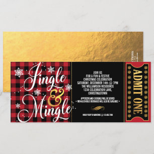 Buffalo Karo Jingle und Mingle Christmas Party In Einladung