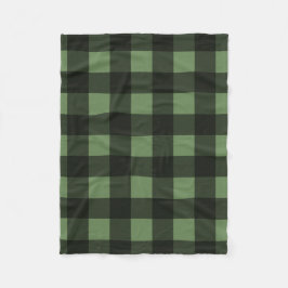 Buffalo Karo Lumberjack Karierte Farbgrün Fleecedecke