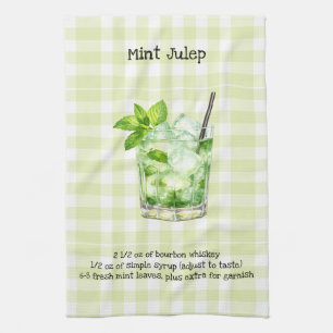 Buffalo Karo Mint Julep Bar Geschirrtuch