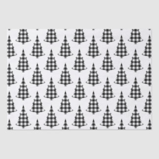 Buffalo Karo Pine Trees Rustikal Seidenpapier