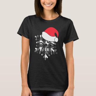 Buffalo-Karo-Schnee-Weihnachtsmann-Mütze-Winter-Vi T-Shirt