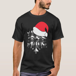 Buffalo Karo Schneesanta Hut Winter Stimmung Frohe T-Shirt