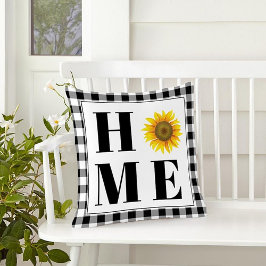 Buffalo Karo Sonnenblume "Zuhause" Kissen