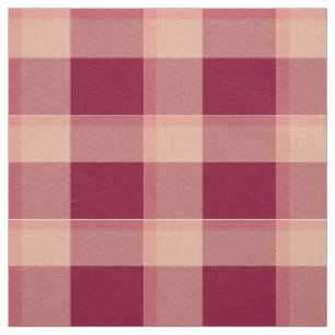 Buffalo-Karo trendy moderne Karos rot  Stoff