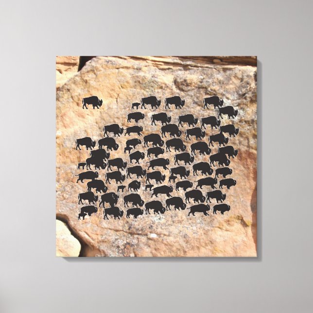 Buffalo Leinwanddruck (Vorderseite)