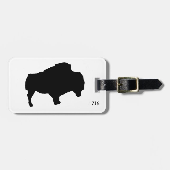 Buffalo-Liebe 27 Gepäckanhänger (Vorderseite horizontal)