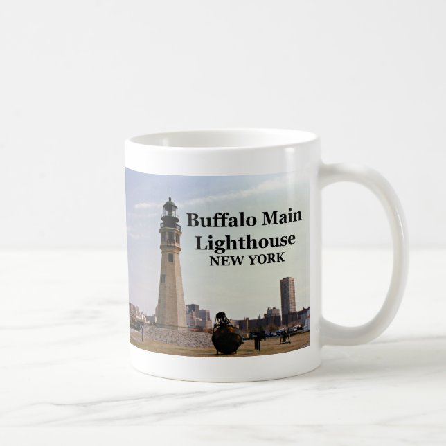 Buffalo Main Lighthouse, New Yorker Tasse (Rechts)