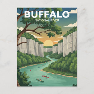 Buffalo National River Arkansas Postkarte