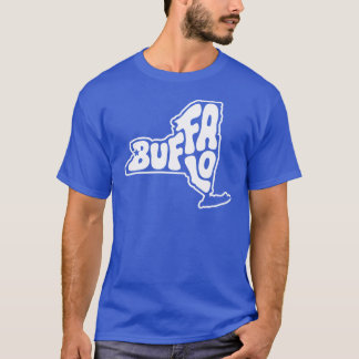 Buffalo New York Bills Football Sport Herren Blau T-Shirt