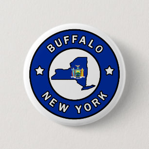 Buffalo New York Button