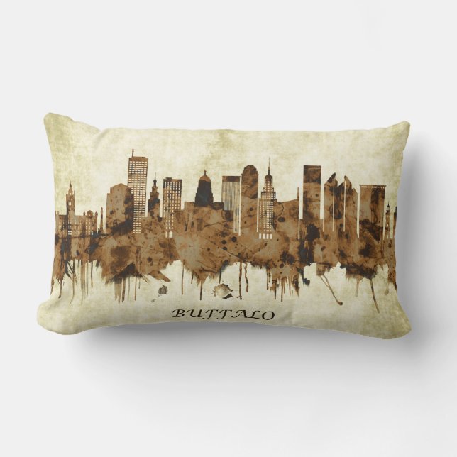 Buffalo New York City Lendenkissen (Vorderseite)
