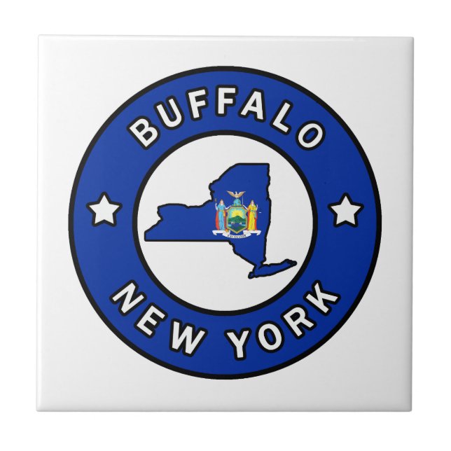 Buffalo New York Fliese (Vorderseite)