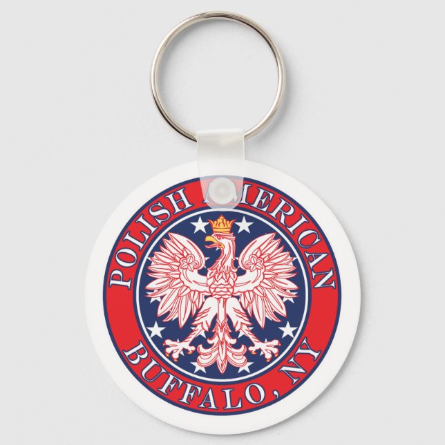 Buffalo New York Polish Schlüsselanhänger (Vorderseite)