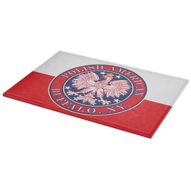 Buffalo New York Polish Schneidebrett (Ecke)