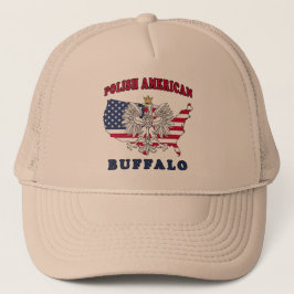 Buffalo New York Polish Truckerkappe