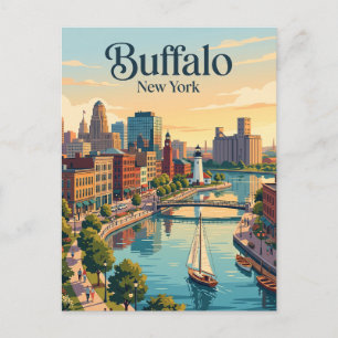 Buffalo, New York Postkarte