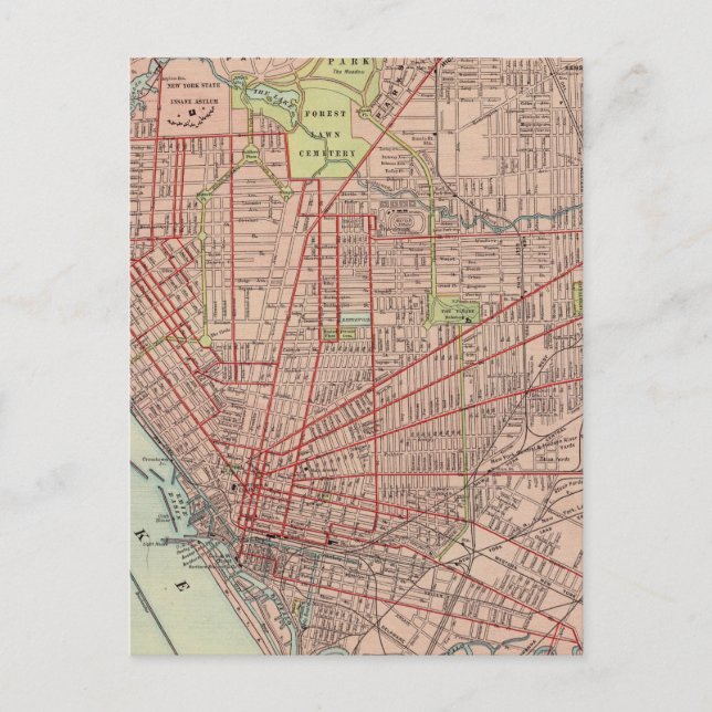 Buffalo, New York Postkarte (Vorderseite)