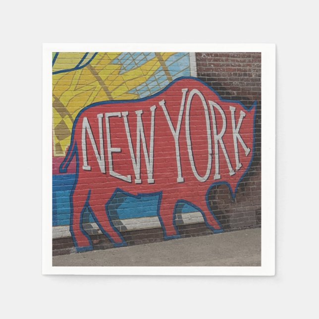 Buffalo New York Serviette (Vorderseite)