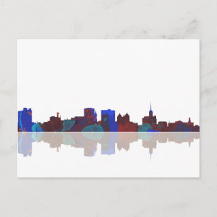 Buffalo New York Skyline Postkarte