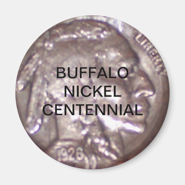 Buffalo Nickel Centennial Magnet (Vorne)