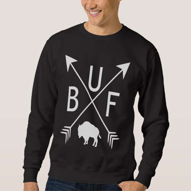 Buffalo Ny Arrow BUF Queen City 716 for Men and Wo Sweatshirt (Vorderseite)