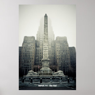 Buffalo, NY   City Hall Poster