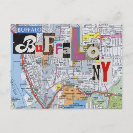 Buffalo NY Collage Postcard Postkarte