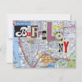 Buffalo NY Collage Postcard Postkarte