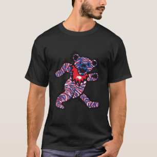 Buffalo Ny Crazy Striped Tancing Football Bären T-Shirt