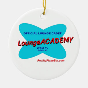 Buffalo NY Lounge Academy Retro Space Age Keramik Ornament
