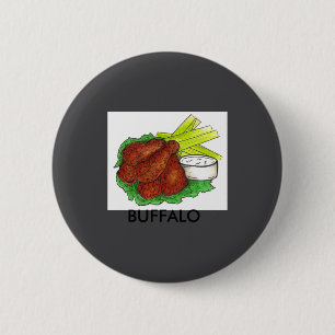 Buffalo Ny New York Hot BBQ-Hähnchenflügel Selleri Button