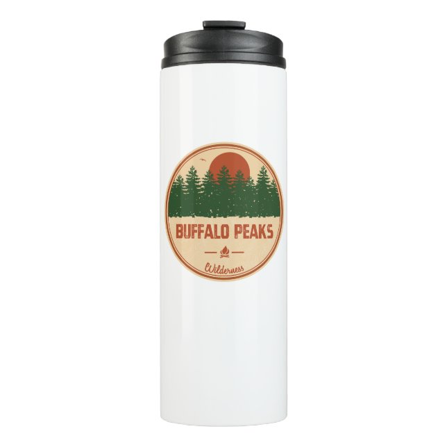 Buffalo Peaks Wilderness Colorado Thermosbecher (Vorderseite)