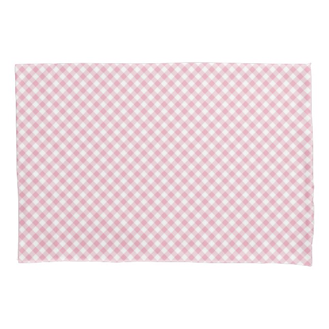 Buffalo Pink White Kissenbezug (Vorderseite)