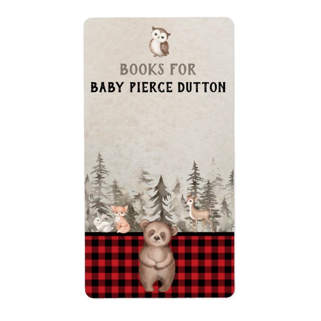 Buffalo Pläd Woodland Books for baby (Vorne)