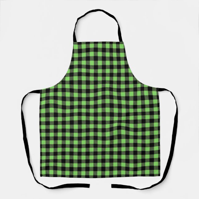 Buffalo Plaid Apron Schürze (Vorderseite)