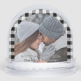 Buffalo Plaid Black White Fall